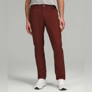 Lululemon Pants Mens 30x32 Brown/Maroon ABC Slim Fit Utility Pants